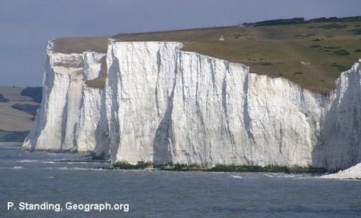 Geological Society - Chalk cliffs, Sussex