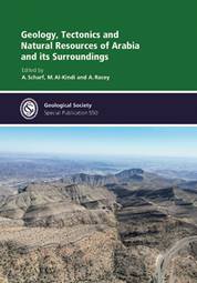 Image: book cover - Geology, Tectonics and Natural Resources of Arabia and its Surroundings